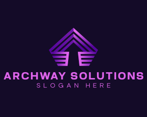 Arrow Up Business logo design