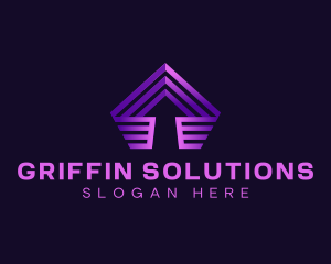 Arrow Up Business logo design