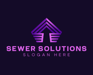 Arrow Up Business logo design