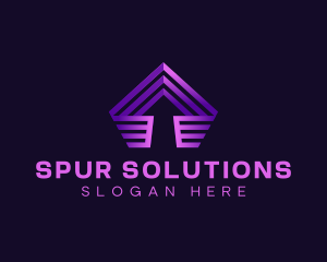 Arrow Up Business logo design