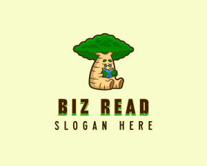 Tree Reading Book logo design