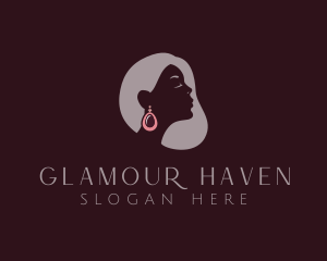 Earring Jewelry Woman Logo