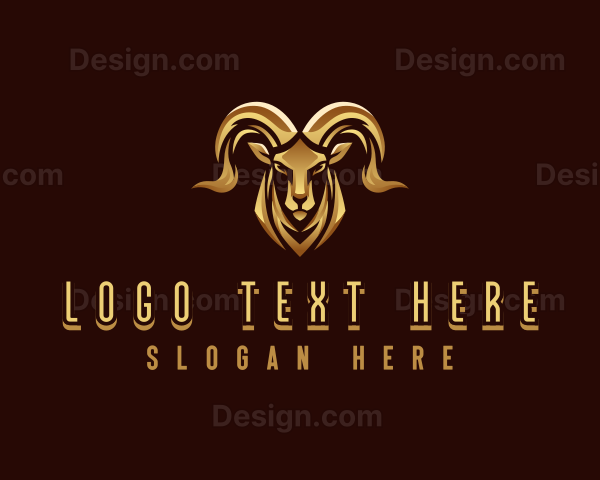 Deluxe Ram Animal Logo