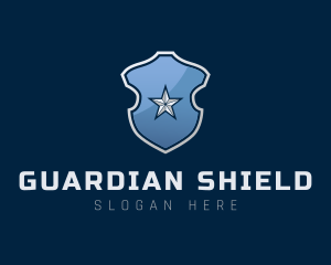 Protection Shield Star logo design