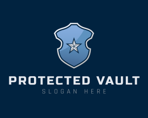 Protection Shield Star logo design