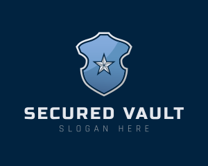 Protection Shield Star logo design