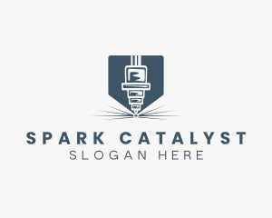 Metalwork Laser Machine logo design