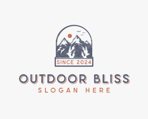 Summit Hiking Adventure logo design