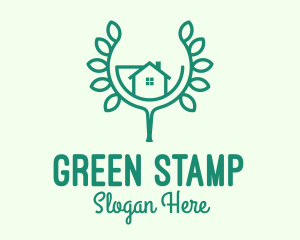 Green Home Gardening logo design