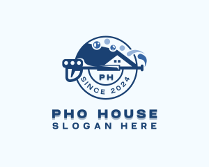 Pressure Washing Cleaner logo design