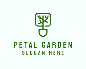 Shovel Eco Planting logo design