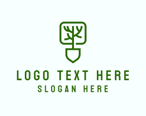 Shovel Tree Plant  logo