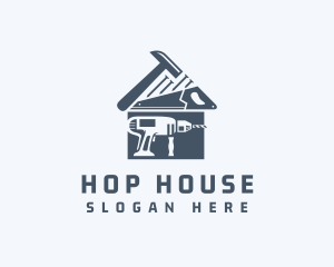 House Construction Tools logo design