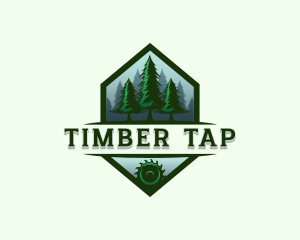 Pine Tree Forest Lumber logo design