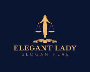 Lady Justice Scale logo