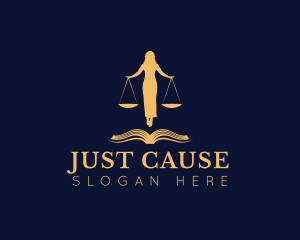 Lady Justice Scale logo