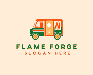 Food Truck Delivery logo design