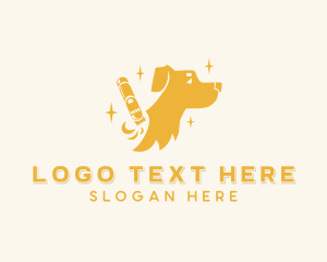 Dog Pet Care Grooming logo