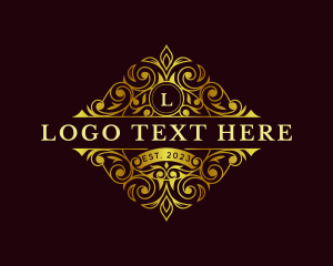 Headdress - Elegant Luxe Coronet logo design