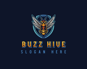 Wasp Sting Hornet logo design