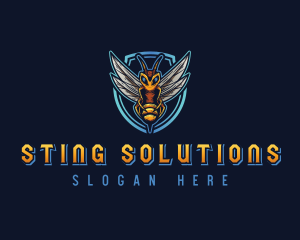 Wasp Sting Hornet logo design