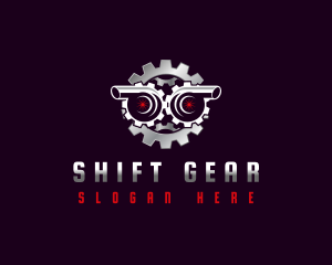 Turbocharger Gear Automotive logo design