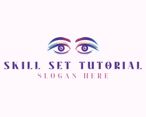 Eyebrow Eyelash Beauty logo design