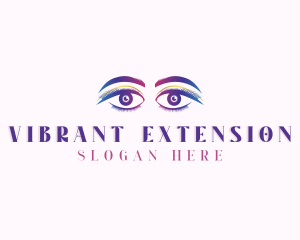 Eyebrow Eyelash Beauty logo design