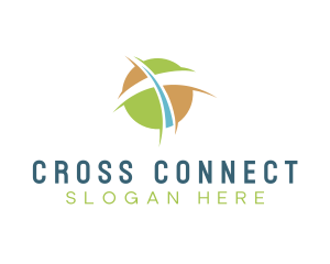 Cross International Religion logo design