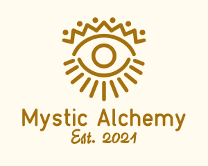 Mystical Tribal Eye logo design