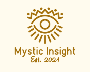 Mystical Tribal Eye logo design