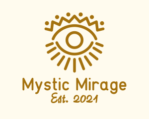 Mystical Tribal Eye logo design