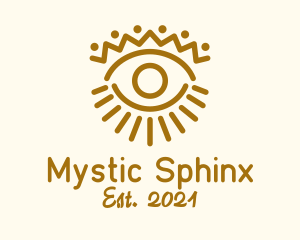 Mystical Tribal Eye logo design