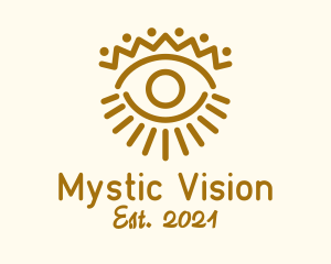 Mystical Tribal Eye logo design