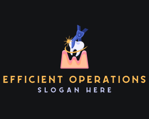 Dental Tooth Extraction logo design