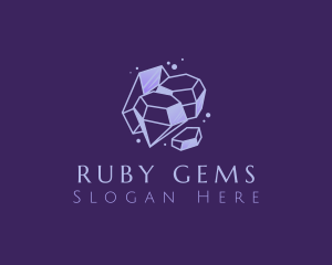 Crystal Gem Jewelry logo design