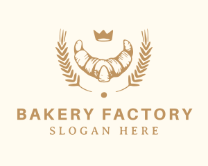 Wheat Croissant Bakery logo design