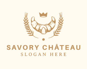 Wheat Croissant Bakery logo design