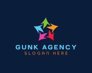 Star Arrow Agency logo design