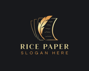 Paper Quill Publishing logo design