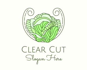 Cabbage Lettuce Salad logo design