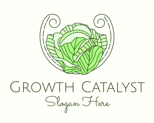 Cabbage Lettuce Salad logo design