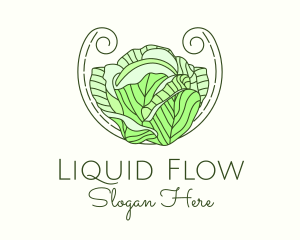 Cabbage Lettuce Salad logo design