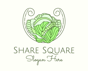 Cabbage Lettuce Salad logo design