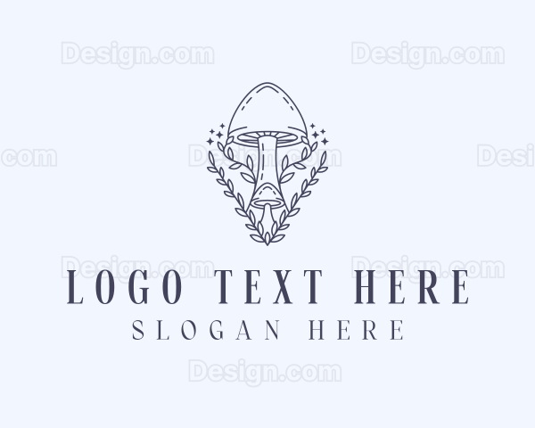 Garden Herbal Mushroom Logo