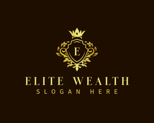 Luxury Crown Crest logo design