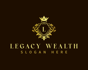 Luxury Crown Crest logo design