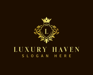 Luxury Crown Crest logo design