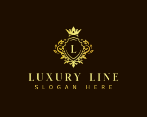 Luxury Crown Crest logo design