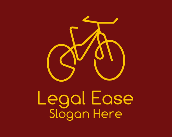 Bicycle Tournament logo example 2